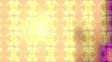 Renkli unsurlarla hareketli arka plan görüntüleri. Çiçekler. Eski model. Bayrak tarzı. Video kaydı. Şablon. Döngü. Kusursuz..