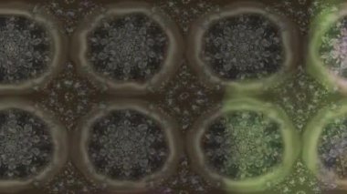 Renkli unsurlarla hareketli arka plan görüntüleri. Çiçekler. Eski model. Bayrak tarzı. Video kaydı. Şablon. Döngü. Kusursuz..