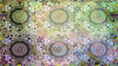 Lüks, kraliyet ve Viktorya dönemi konsepti. Raster klasik barok çiçeksiz altın desenli. Süslü dekorasyon. Altın elementlerle nötr renklerde altın desen.