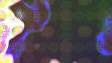 Çiçek kompozisyonu. Küçük çiçekte güzel bir desen var. Çiçek arkaplan. - Gri ve yeşil çiçekler. Raster deseni. Doğa. Çiçek kolajı.