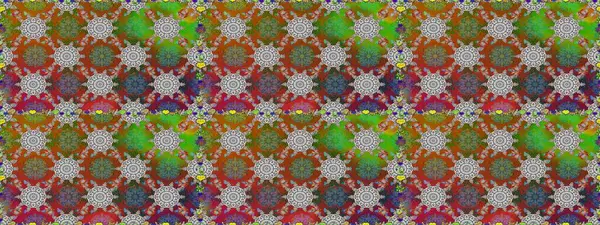 Düz Çiçek Elementleri Tasarımı. Güzel, pürüzsüz bir desen. Raster çiçekli arka plan. Renkli Yaz Temalı Kusursuz Arkaplan. Güzel kumaş deseni. Yazdır.