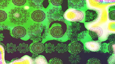 Tebrik kartı geçmişi, boyama kitabı, arkaplan ve tekstil için kullanılabilir. Sınır Kızılderili çiçekli paisley patten. Taslak süsleme izi. Raster Henna tarzı. Etnik Mandala havlusu.