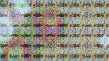 Tarafsız ve gri renkli şirin çiçek desenleri. Düz Çiçek Elementleri Tasarımı. Raster Modaya uygun kumaş deseni. Renkli Bahar Teması çizim şablonu.