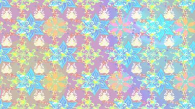 Küçük çiçekteki sevimli çiçek deseni. Raster illüstrasyonu. Modaya uygun kumaş deseni. Tony 'nin kumaş desenini çiz.