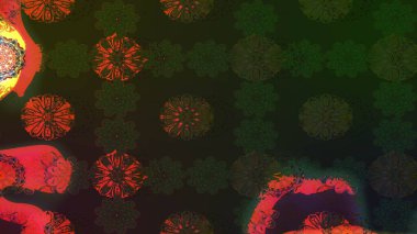 Suluboya çiçekli çiçek deseni. Gri ve kahverengi renkli güzel bir tekstil. Raster illüstrasyonu.