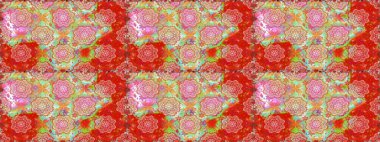 Güzel suluboya çiçek buketi pürüzsüz desenli. Güzel kumaş deseni.