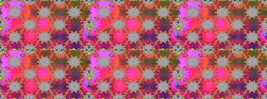 Raster Şirin kumaş deseni. Kusursuz bir mahsul. Renkli Bahar Temalı Kusursuz Arkaplan. Düz Çiçek Elementleri Tasarımı.