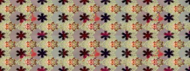 Tarafsız renklerde çiçekler. Çiçek desenli eskiz, darbeler, sıçramalar, yaz çiçekleri. Raster illüstrasyonu.