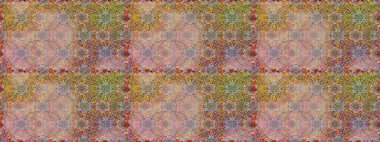 Şirin karalama çiçekleri olan kusursuz çiçek desenleri. El yapımı çiçek ve bitki koleksiyonu. Raster illüstrasyonu. Eskiz tarzı kahverengi renklerde. Raster illüstrasyonu.