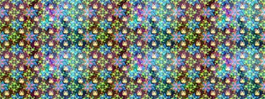 Özgürlük stili Millefleur 'lar. Taşralı şıklığı. Küçük yabani çiçeklerdeki halk modelini çiz. Tekstil, duvar kağıdı, kapaklar, yüzey, baskı, hediye paketi, hatıra defteri, dekupaj için çiçek çayırı arka planı.