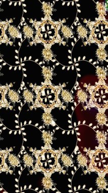 Modern stil dokusu. Çiçek desenli raster, siyah çizgi grafik deseni soyut raster arkaplan.