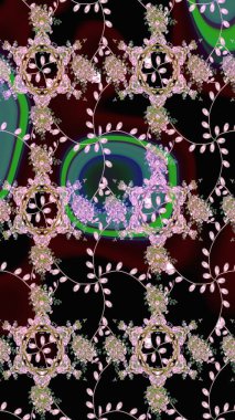 Modern stil dokusu. Çiçek desenli raster, siyah çizgi grafik deseni soyut raster arkaplan.