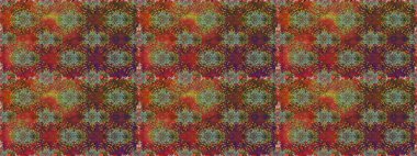 Renkli Bahar Temalı Kusursuz Arkaplan. Çiçek deseni. Düz Çiçek Elementleri Tasarımı. Raster pürüzsüz Güzel kumaş deseni.