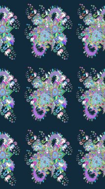 Dekorasyon ve tasarım için güzel bir desen. Suluboya desenli çiçek deseni. Moda baskısı. Ton halinde. Çiçeğin suluboya çizimlerinin zarif deseni.