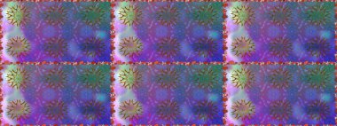 Menekşe çiçekli kusursuz desen, suluboya çiçek deseni, sevimli çiçek, duvar kağıdı, kart veya kumaş için fayanslı. Raster - stok.