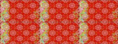 Sevgililer günü ve tebrik kartı konsepti için şık bir davetiye. Manzaralı çiçek deseni. Üst manzara, yumuşak kırmızı renk tarzı. Çiçek kompozisyonu, el boyası, hassas şablon..