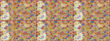 Organik elementler. Botanik kusursuz desen. Raster deseni. Suluboya etkisi.