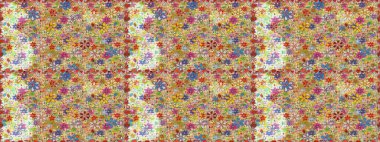 Organik elementler. Botanik kusursuz desen. Raster deseni. Suluboya etkisi.