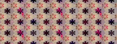 Eskiz arkaplan modeli. Raster illüstrasyonu. Bej ve nötr renklerde yaprakları olan yabani çiçekler. Suluboya, elle çizilmiş.