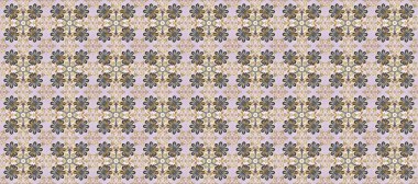 Barok tarzında duvar kağıdı tasarımı için kusursuz damaske deseni arkaplanı. Tarafsız, gri ve bej renklerde altın desenli altın elementler. Süslü raster dekorasyonu.