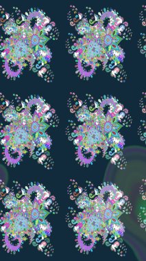 Vadinin mavi renkli çiçekleri. Eskiz arkaplan modeli. Raster - stok. Suluboya, elle çizilmiş.