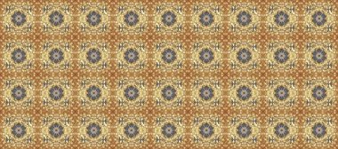 Bej, kahverengi ve altın elementli nötr renklerde klasik, pürüzsüz desen. Noel 2019, kar tanesi, yeni yıl.