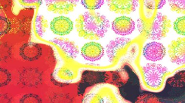 Çizim raster deseni. Çiçek arkaplan. Güzel kumaş deseni.