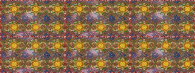 Kahverengi renklerde. Raster illüstrasyonu. Anti-stres için Raster soyut şablon sayfası.