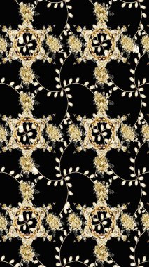 Modern stil dokusu. Çiçek desenli raster, siyah çizgi grafik deseni soyut raster arkaplan.