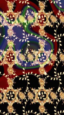 Tekstil, kumaş, kapaklar, duvar kağıtları, baskı, naylon, koleksiyon defteri, örgü, dekupaj için güzel bir eskiz. Küçük siyah çiçeklerle oldukça eski bir besin torbası deseni.