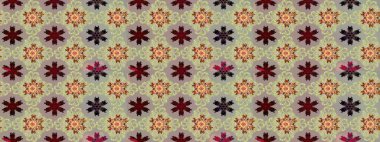 Çiçekli karalama şeklinde Raster çiçek deseni. Tarafsız renklerde çiçekler. Nazik, narin çiçek arkaplanı.