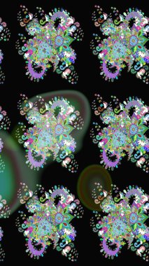 Güzel suluboya yaz çiçekleri deseni..