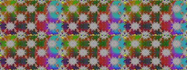 Raster illüstrasyon. Küçük çiçek sevimli çiçek desen. Sorun -suz.