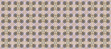 Barok tarzında duvar kağıdı tasarımı için kusursuz damaske deseni arkaplanı. Tarafsız, gri ve bej renklerde altın desenli altın elementler. Süslü raster dekorasyonu.