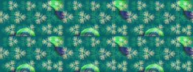 Raster stili kumaş deseni. Çiçekler suluboya çizim deseni.