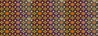 Manzaralı çiçek deseni. Çiçek kompozisyonu, el boyası, hassas şablon. Üst manzara, yumuşak kahverengi renk. Sevgililer günü ve tebrik kartı konsepti için şık bir davet.