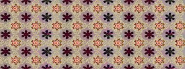 Tekstil veya kitap kapakları, imalat, duvar kağıtları, baskı, hediye paketi ve yapıştırma kitabı için çiçek eskizi geçmişi. Raster illüstrasyonu. Küçük ölçekli çiçeklerdeki basit sevimli desen.