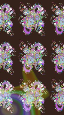 Raster Güzel kumaş deseni. Çiçek arkaplan ile soyut zarafet çizim deseni.