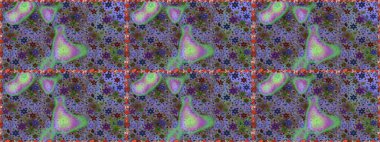 Mor renkli Asya tekstili. Kusursuz çiçek deseni. Raster illüstrasyonu.