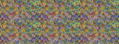 Nazik romantik baskı. Raster dikişsiz şirin çiçek deseni. Bahar mevsimi. Tatil havası..