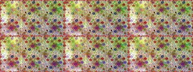 Yumuşak fayans. Vintage çiçekli desen. Sarma, tekstil, duvar kağıdı için dikişsiz çiçek arka plan. Yumuşak pamuk tasarımı. Raster frourish doku.