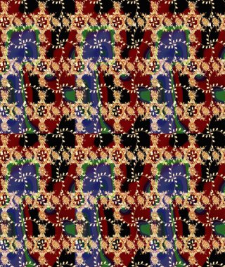 Kırmızı lale çiçekli Raster eskiz deseni. Karşılama ya da düğün geçmişi olarak kullanılabilir. Doğal kozmetik ürünleri, parfüm, çiçekçi dükkanı için bahar ihalesi tasarımı. Paket kağıdı için en iyisi..