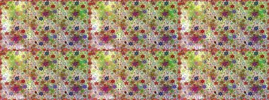 Yumuşak fayans. Vintage çiçekli desen. Sarma, tekstil, duvar kağıdı için dikişsiz çiçek arka plan. Yumuşak pamuk tasarımı. Raster frourish doku.