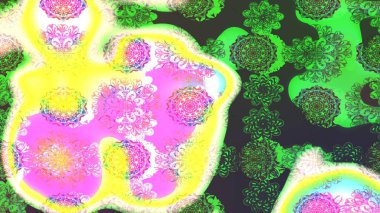 Raster resim. Çiçek desenli çiçek ve yaprakları ile. Sevimli küçük çiçek desenle.