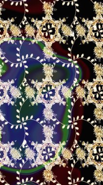 Siyah renkli çiçek desenli eskiz. Suluboya tarzında siyah renkte çiçekler.