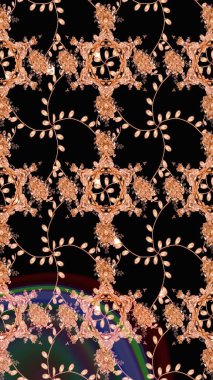 Moda baskıları için zarif bir şablon. Motley illüstrasyonu. Küçük renkli çiçekler. Çiçekli bahar çiçekleri. Küçük çiçekte güzel bir desen. Çizim.