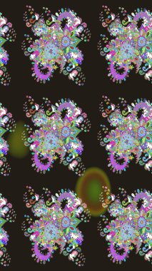 -Gri çiçekler. Çiçek kompozisyonu. Çiçek arkaplan. Doğa. Küçük çiçekte güzel bir desen var. Çiçek kolajı. Raster deseni.