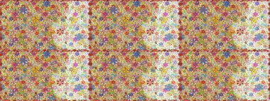 Nazik, narin çiçek arkaplanı. Çiçekli karalama şeklinde Raster çiçek deseni. Tarafsız renklerde çiçekler.