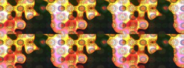 Beautiful watercolor Bouquet of summer flowers sketch pattern. Nice fabric pattern.