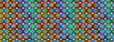 Anti-stres için soyut örnek sayfası. Raster illüstrasyonu. Mavi ve yeşil renklerde.